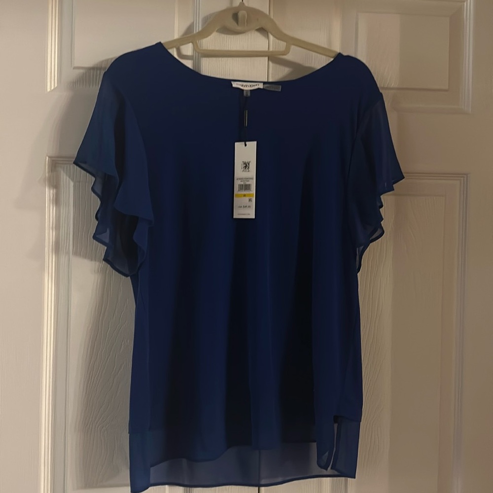 White house black market silk top